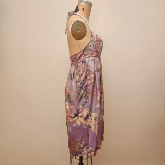 Jean Paul Gaultier Floral Silk Halter Dress - Picture 3 of 15